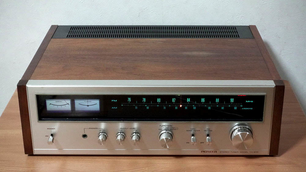 PIONEER TX-810 Pioneer TX-810 Tuner Stereo Manual blue