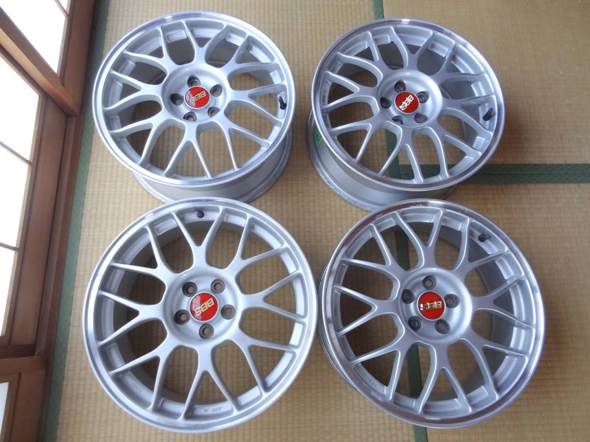 ガリガリ無 スバル純正 BBS 17インチ 4本 赤マーク レガシー インプレッサ エクシーガ フォレスター プリウス BRZ 86 レクサス CT 汚くない