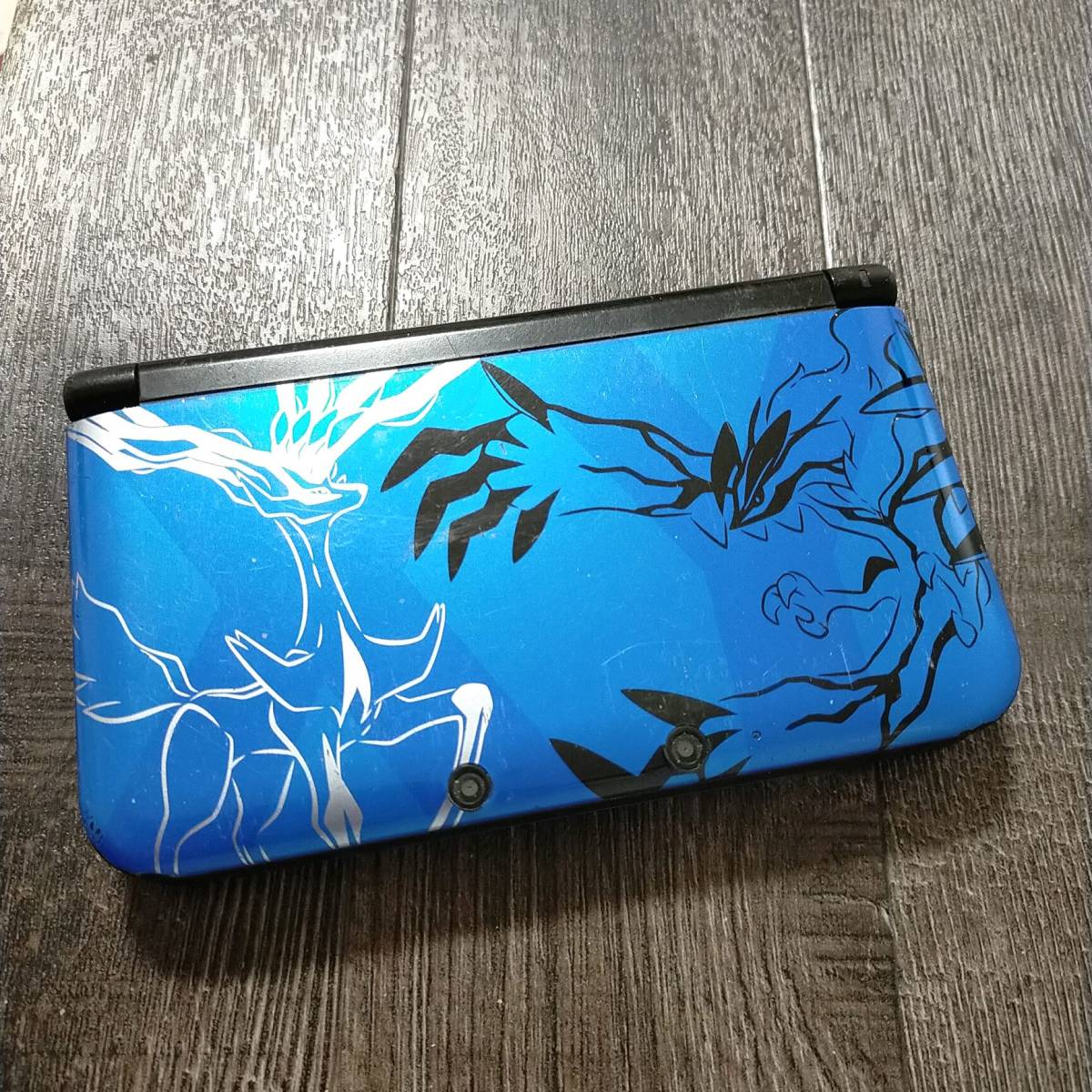 3dsll 本体 ポケットモンスターXパック ゼルネアス・イベルタルブルー NINTENDO 3DS LL 中古 任天堂 送料無料 動作◎ 12312