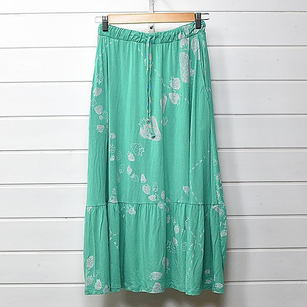 ホォアナデアルコ ロング スカート S エメラルドグリーン Juana de Arco｜22l1920