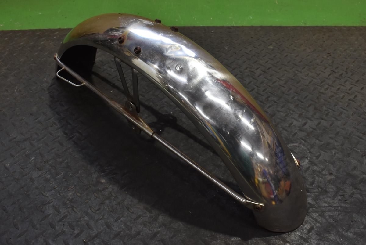 当時物 純正 500SS フロントフェンダー 0067 検) エグリ H1 マッハ KH