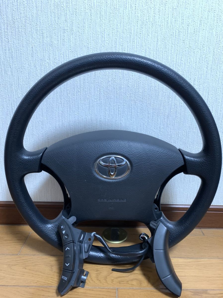 215ハイラックスサーフ純正　ステアリング　10アルファード　200ハイエース　ステアリングスイッチ付き