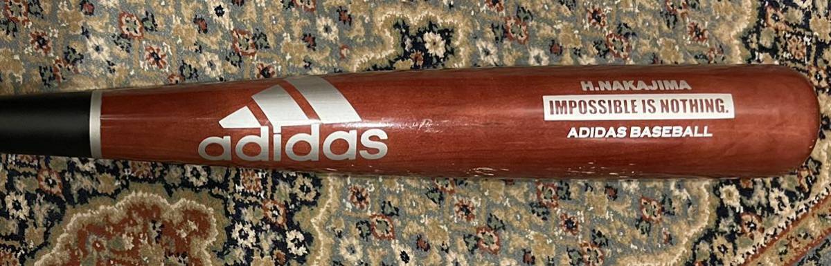 adidas アディダス 硬式木製バット 中島モデル ライオンズ 