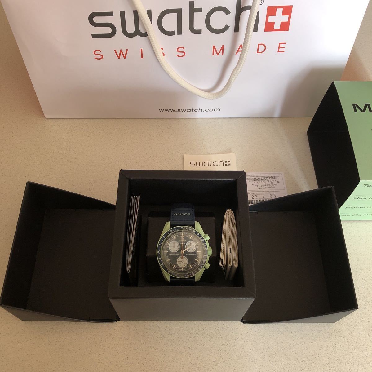 未使用品♪コラボモデル♪スウォッチ×オメガ♪アース/SWATCH×OMEGA★国内正規店購入