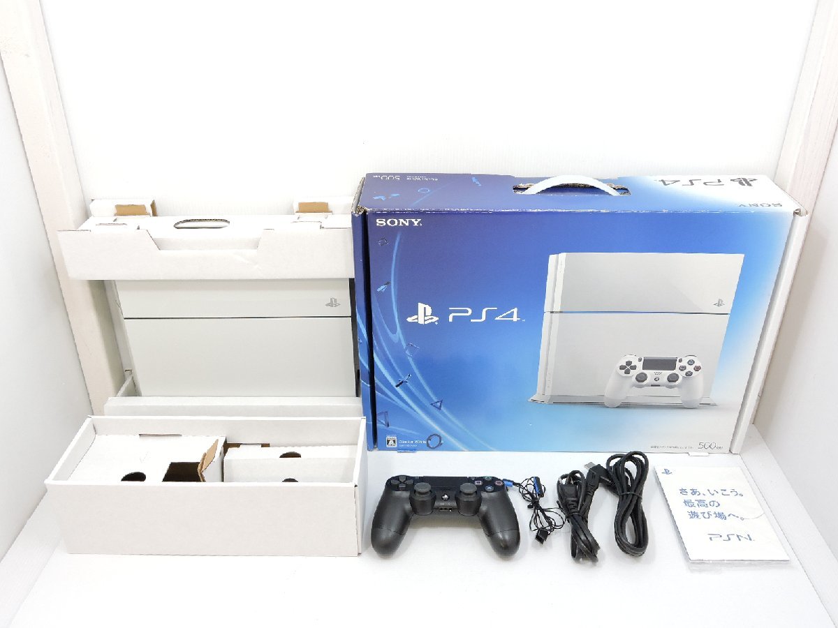 中古SONY プレイステーション4 500GB ホワイト CUH SONY PlayStation4 