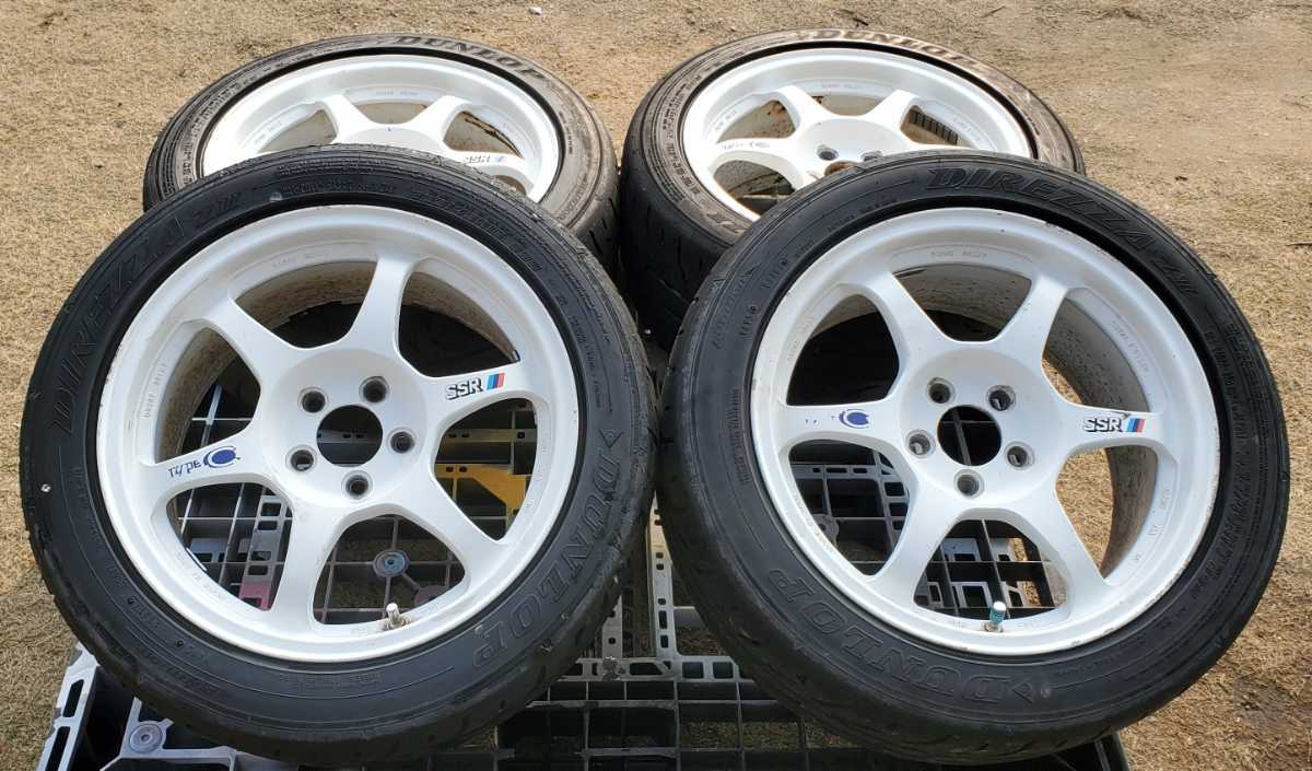 SSR タイプC 16インチ 225/45R16 PCD100 5H 8J +40 タイヤホイール4本