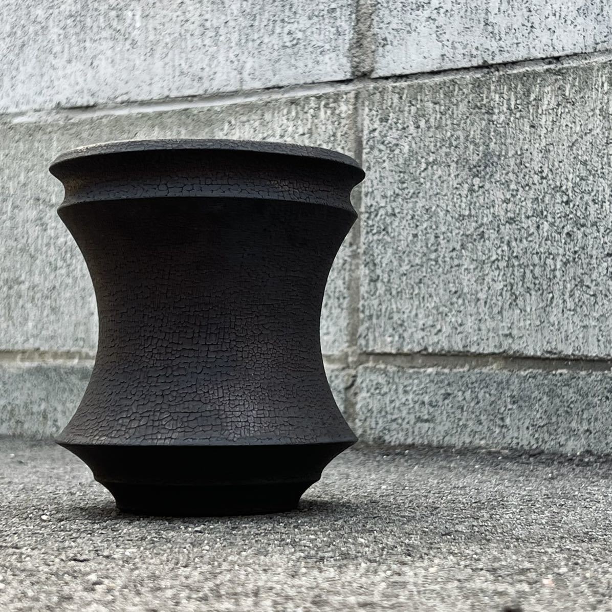 カタチ製作所 Mederu pot バレル two-tone S カタチ製作所Mederu pot