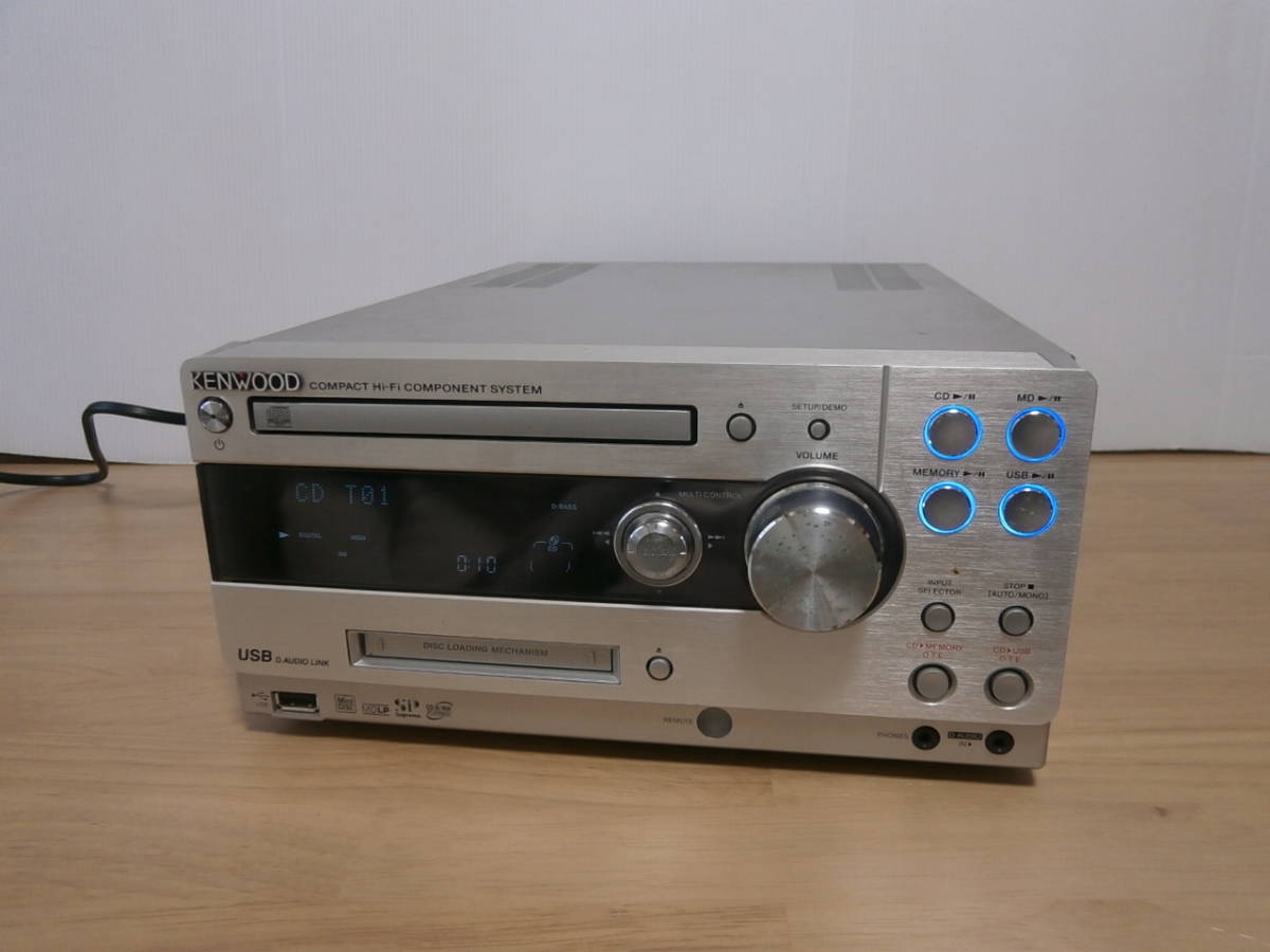 KENWOOD RD-UDA77 本体のみ KENWOOD RD-UDA77 CD⁄MDシステムコンポ