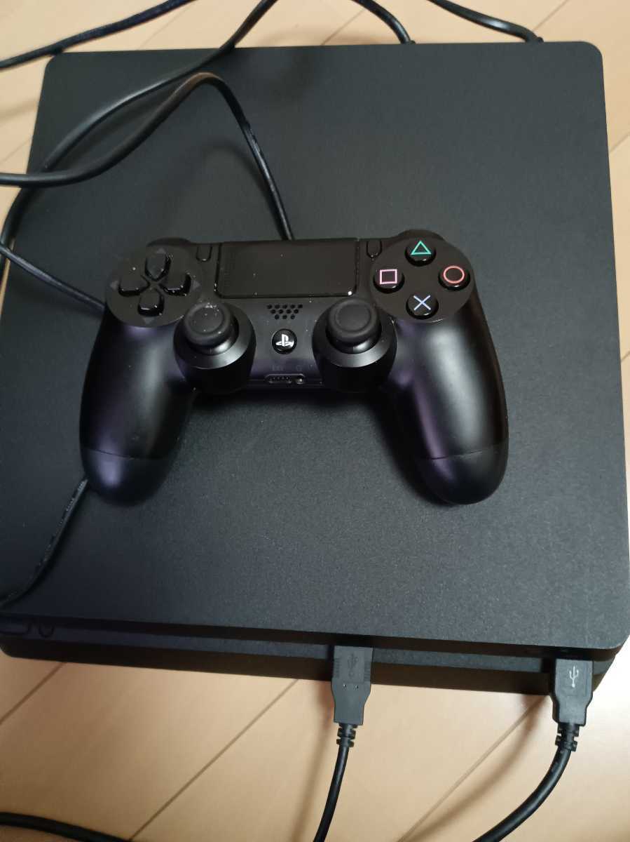 PlayStation 4 ジェット・ブラック 500GB (CUH-2100AB01)ソフト6本
