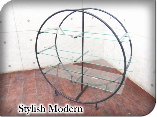 ASPLUND RIDO （引き取り限定） ラウンド オープンシェルフ □美品□ASPLUND/アスプルンド□高級□RID/リド□ラウンドシェルフS