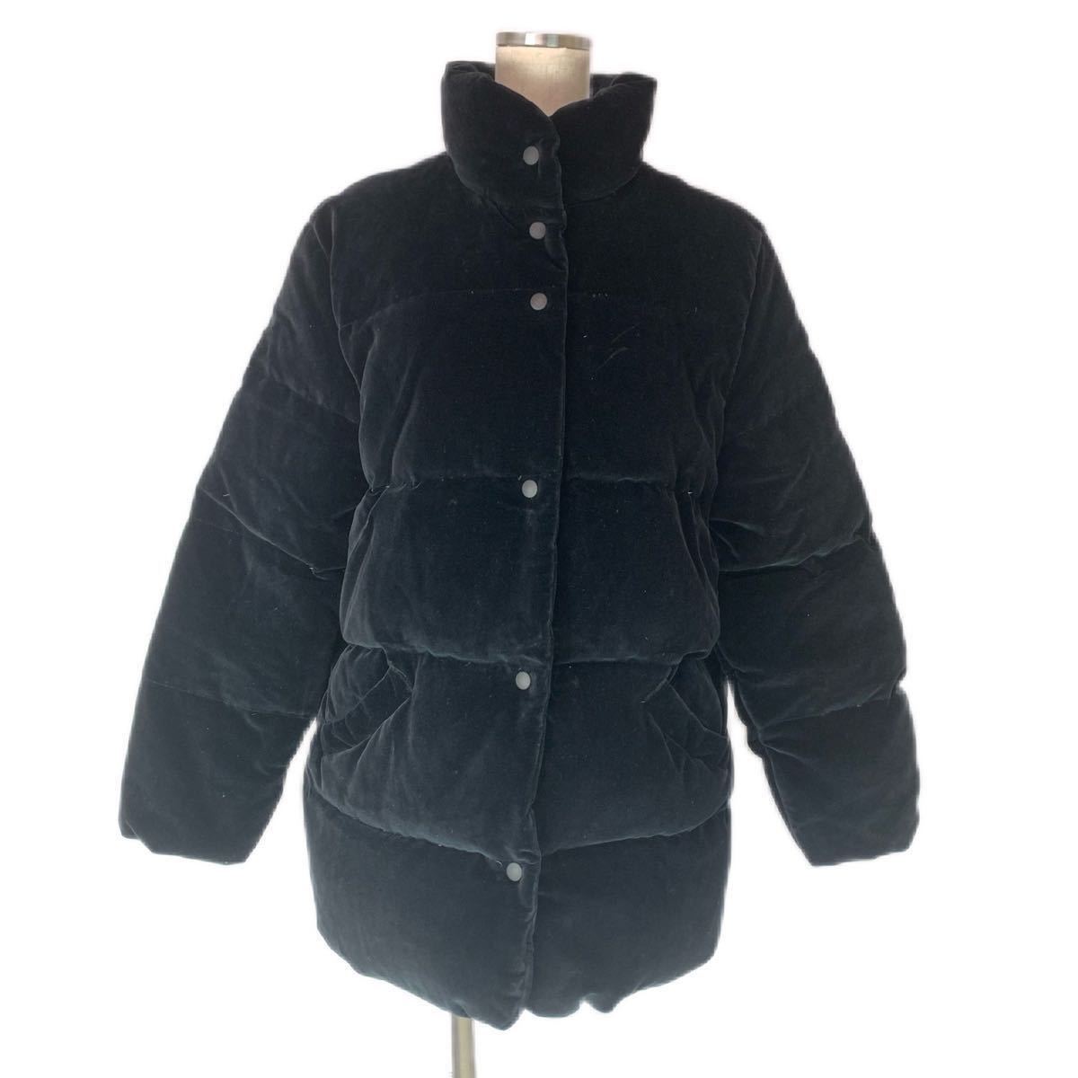 t108 MONCLER GRENOBLE モンクレール グルノーブル ダウンコート ダウンジャケット ベルベット BLACK 青タグ ヴィンテージ 1 BLACK 正規品