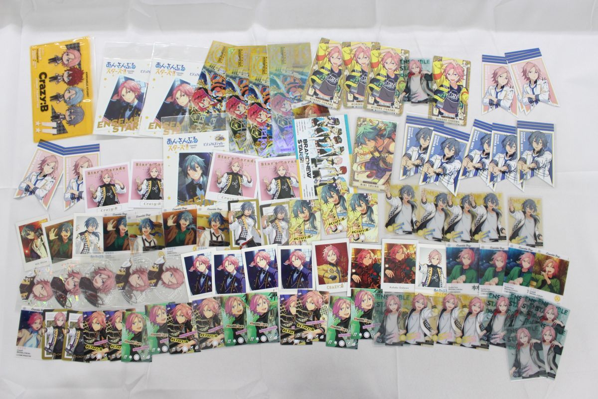 P00】あんさんぶるスターズ あんスタ 椎名ニキ 桜河こはく ぴくりあ EMOCA 他 まとめ大量グッズセット品