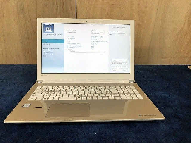 SME62136相 東芝 dynabook 15.6型 ノートPC PTEX5GG-BEA Core i3-7100U