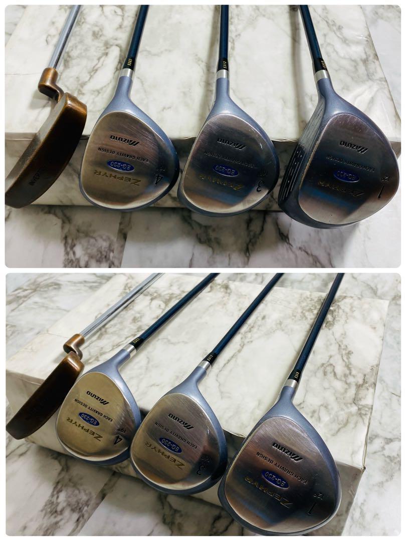 良品】初心者おすすめ ミズノ ゼファー メンズゴルフセット 右利き