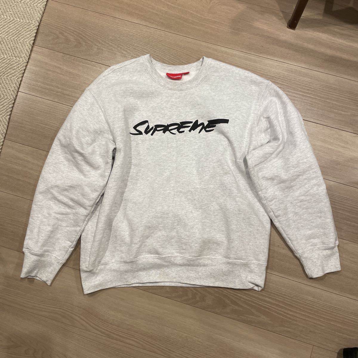 サイズM Supreme Futura Logo Crewneck シュプリーム フーツラ グレー 