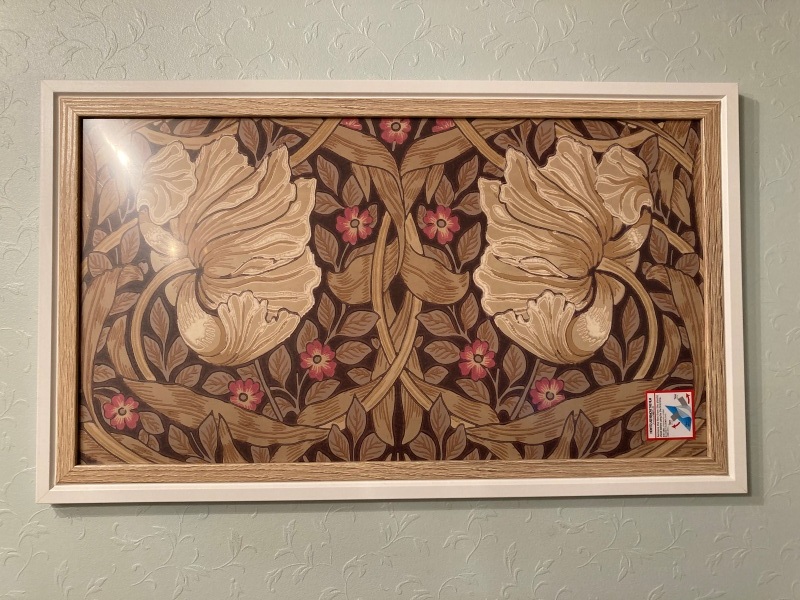 William Morris ウィリアム モリス 輸入クロス 壁紙 英国製 額装 アート ファブリック パネル インテリア ピンハーネル ピンハネル