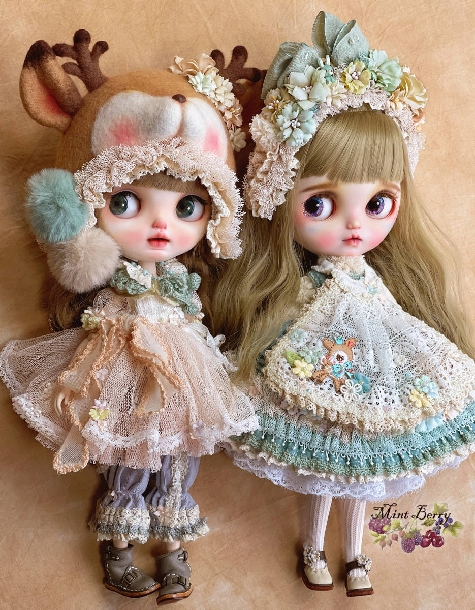Mint berry** Blythe ブライスのお洋服セット**仔鹿物語 Bambi** 14点