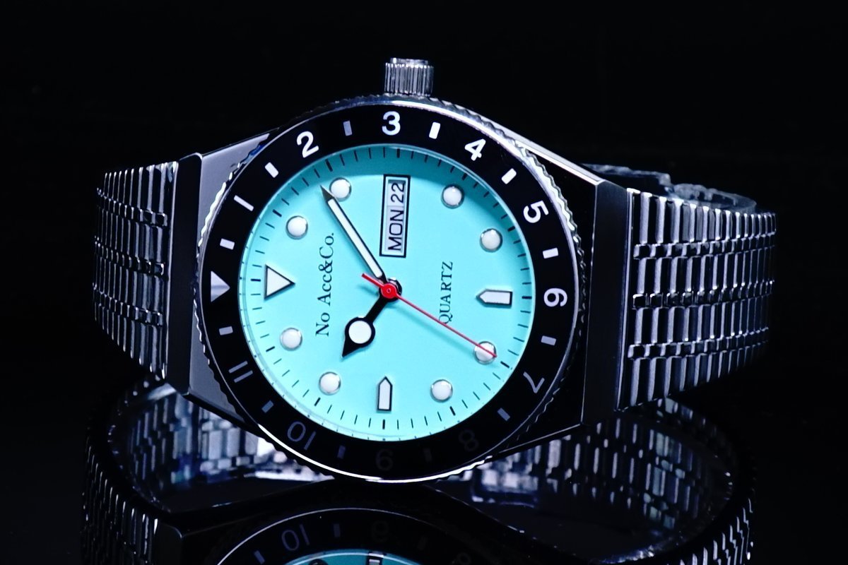 1円×3本No Accessory&Co/No Acc&Co三代目逆輸入モデル/BLACK×Tiffany 