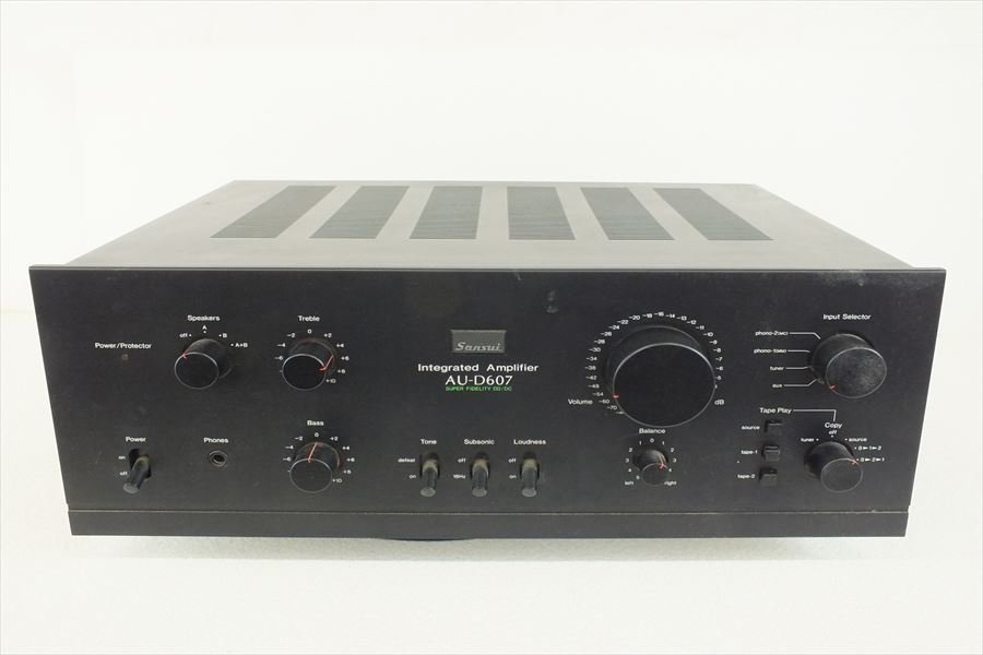プリメインアンプ サンスイ AU-D607 オーディオ機器 SANSUI 山水