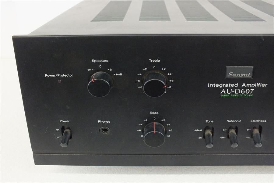 プリメインアンプ サンスイ AU-D607 オーディオ機器 SANSUI 山水