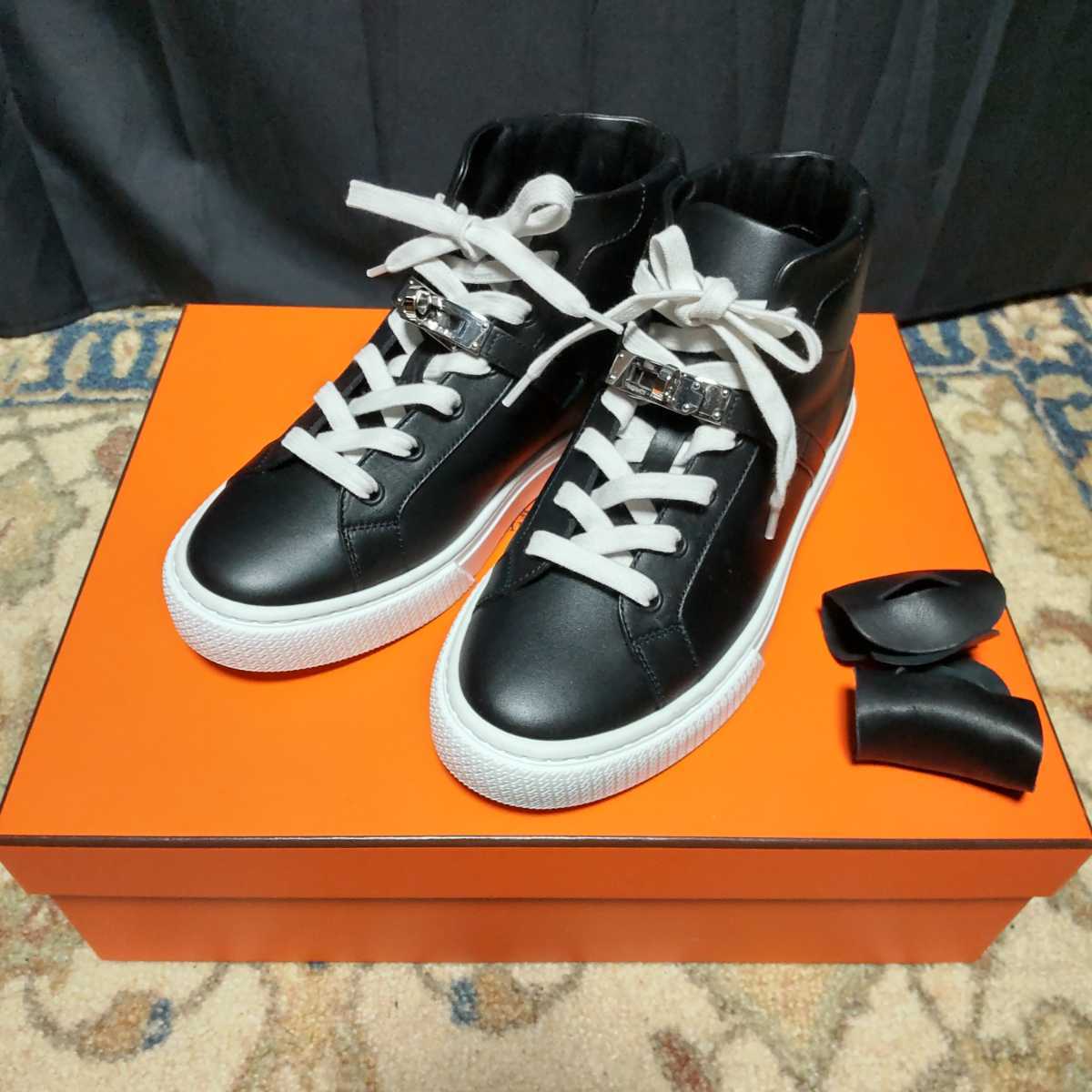 HERMES デイドリーム ハイカットケリースニーカー ブラック エルメス 