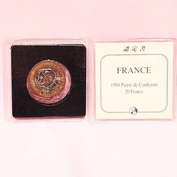 品 1894-1994年 1994年オリンピック記念コイン 20F 20フラン 