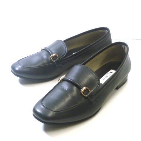Y1◇【美品】ダイアナ 定1.4万 ビット付 ローファー パンプス 黒