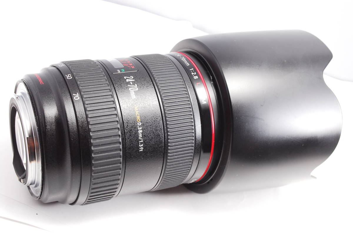 Canon EF24-70mm F2.8L USM キャノン Lレンズ フード付 〓外観綺麗 フード付〓キャノン Canon EF 24-70mm F2.8L USM USM