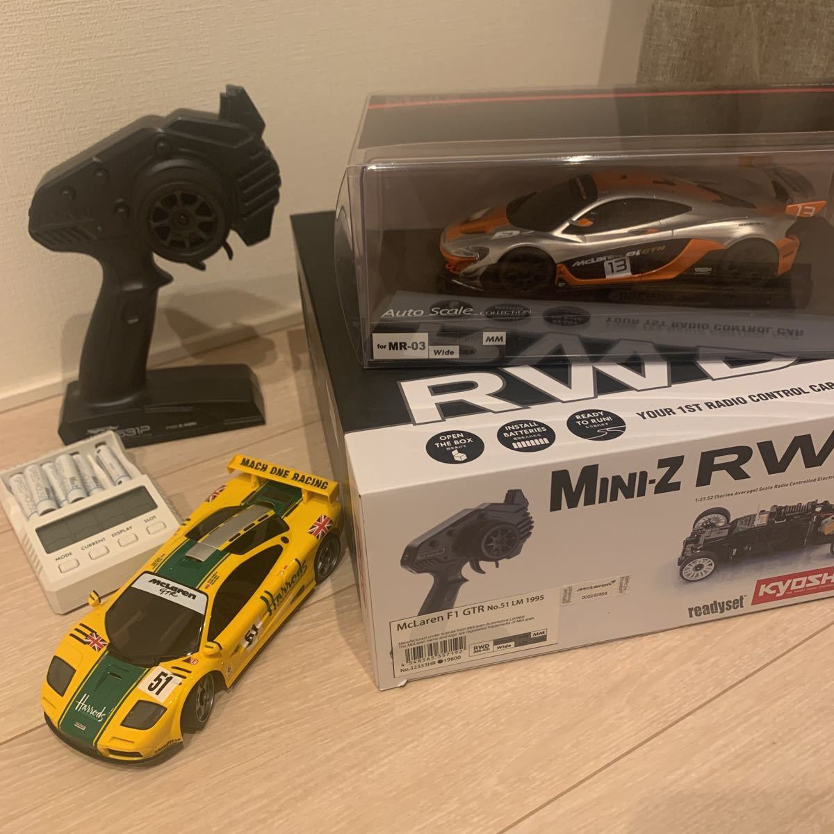 京商 レディセット MR-04 McLaren その他ボディ4台分とオプション 中古 京