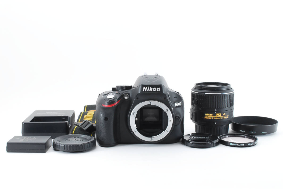 ☆美品♪ Nikon/ニコン D5100/AF-S DX NIKKOR 18-55mm F3.5-5.6G VR 
