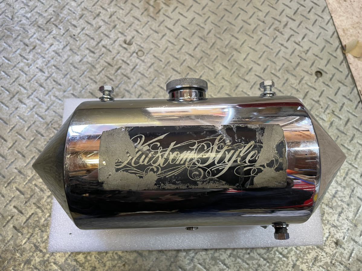 オイルタンク SR ハーレー カスタムタンク ステンレス製 SR400 – 2%er
