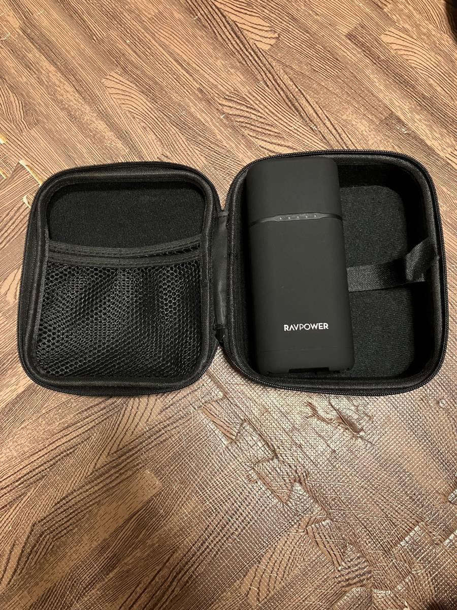 RAVPOWER ポータブル電源　最大80W出力 RAVPower】大容量コンパクトボディにACポートが搭載！AC80W出力