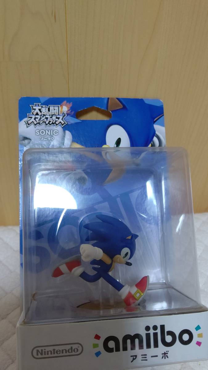 100%新品，お得 amiibo ソニック/SONIC アミーボ / 大乱闘スマッシュブラザーズ 任天堂 セガ(ニンテンドースイッチアクセサリー)｜売買されたオークション情報、yahooの商品情報をアーカイブ公開 - オークファ ニンテンドースイッチアクセサリー