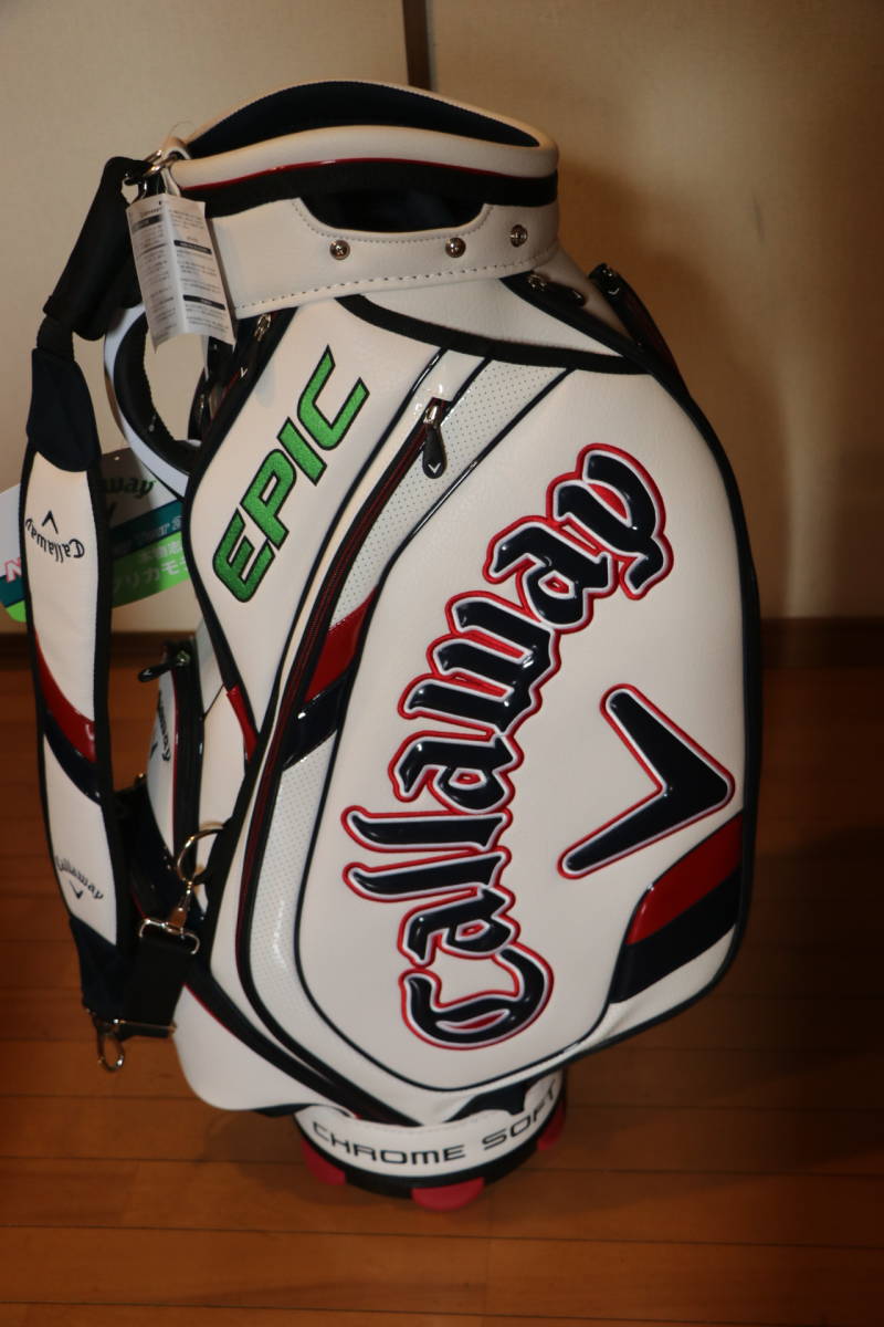 新品未使用 キャロウェイ 　ツアープロモデル　キャディバッグ　　９.5 インチ 5分割　エピック
