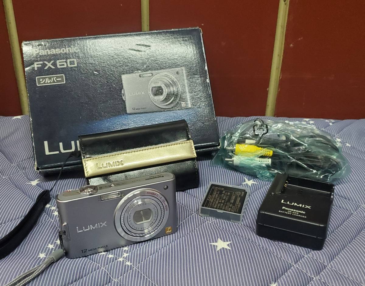美品 中古 Panasonic LUMIX デジタルカメラ DMC-FX60 パナソニック 
