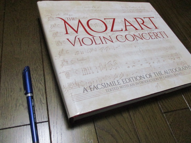 人気セール，高品質 モーツァルトのヴァイオリン協奏曲 自筆譜 豪華大型本 本 洋書 楽譜 ファクシミリ(クラシック)｜売買されたオークション情報、yahooの商品情報をアーカイブ公開 - オークファン クラシック