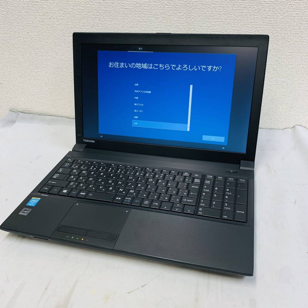 TOSHIBA dynabook b554/k Core i3 4000M 4GB 320GB ノートパソコン NN8376