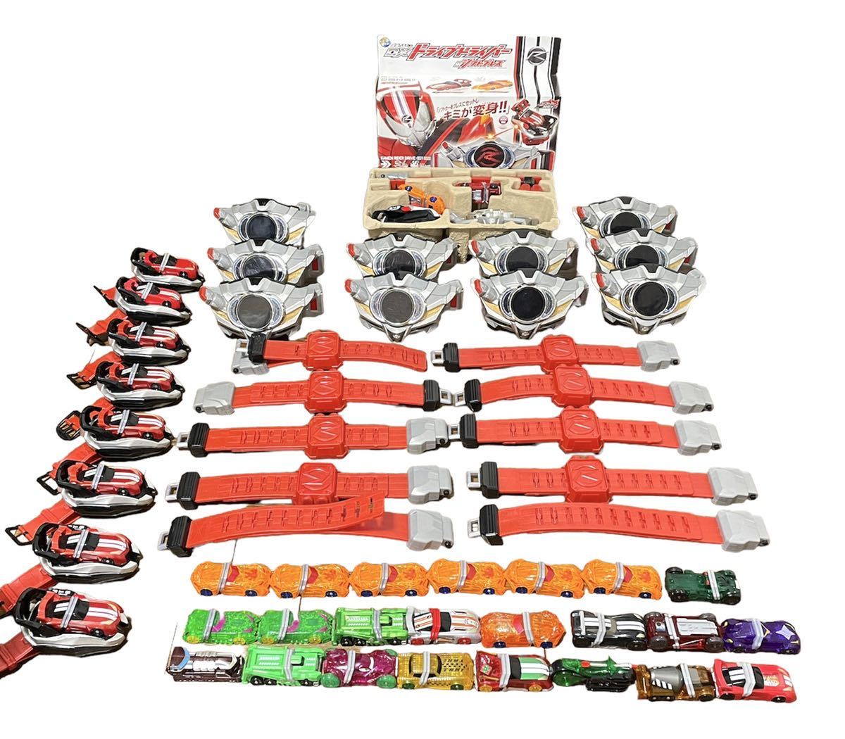 仮面ライダー ドライブ DX 変身ベルト ドライブドライバー 大量 まとめ 11個 セット DX/SGシフトカー 仮面ライダードライブ 変身ベルト DXドライブドライバー & シフトブレス