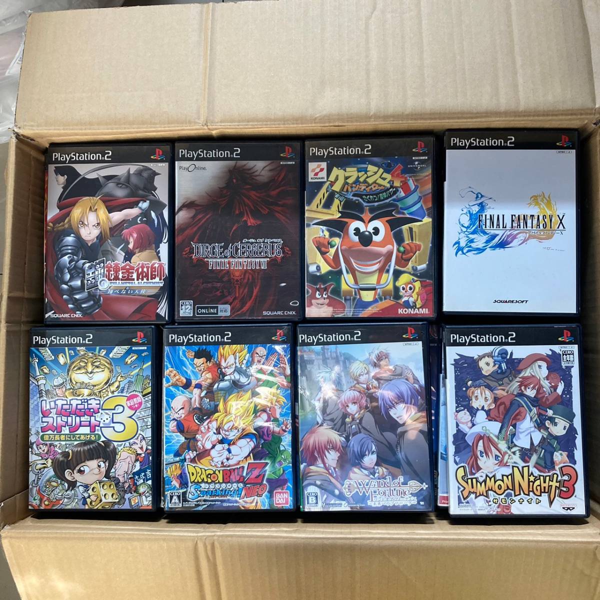 PS2_280【1円スタート！】大量約180本まとめ売り ゲームソフト