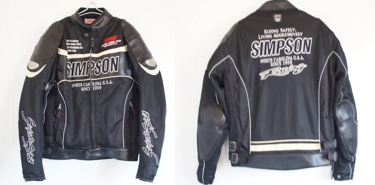買取 価格店舗 SIMPSON シンプソン ライダースジャケット バイクウェア