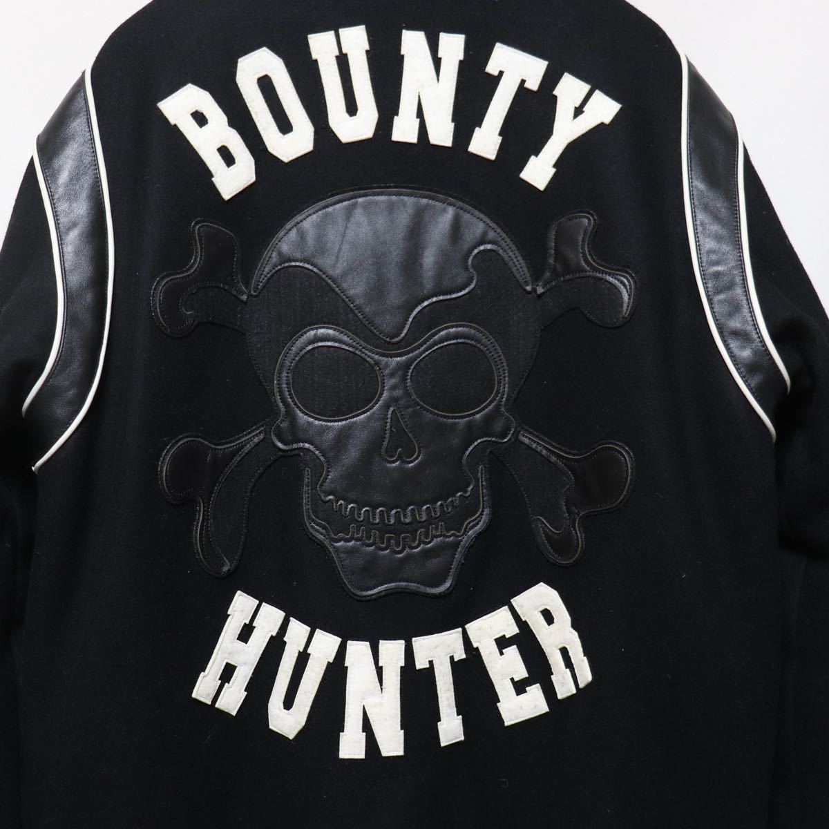 希少【bounty hunter】スカル レザー/スタジャン/バウンティハンター 