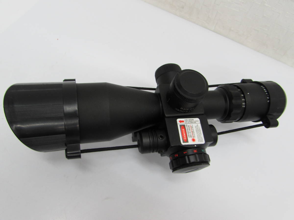 CVLIFE Scope Illuminated 2.5-10x40 FoxSpook Mil-dot Red Green &amp