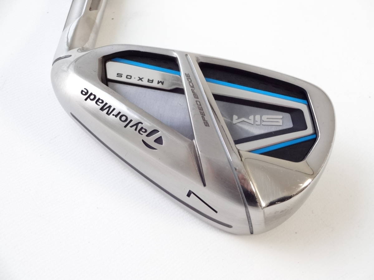 コース未使用★美品即決！★単品7番I【日本仕様】テーラーメイド　SIM　MAX　OS　アイアン　7I★TENSEI.BLUE.TM60(S)★税込★