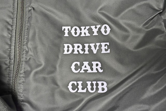TOKYO DRIVE CAR CLUB ☆ BOMBER JACKET ☆ Mサイズ ☆ オリーブ 