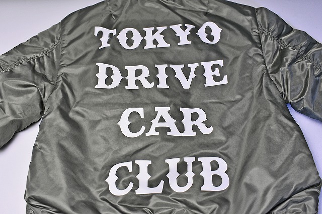 TOKYO DRIVE CAR CLUB ☆ BOMBER JACKET ☆ Mサイズ ☆ オリーブ 