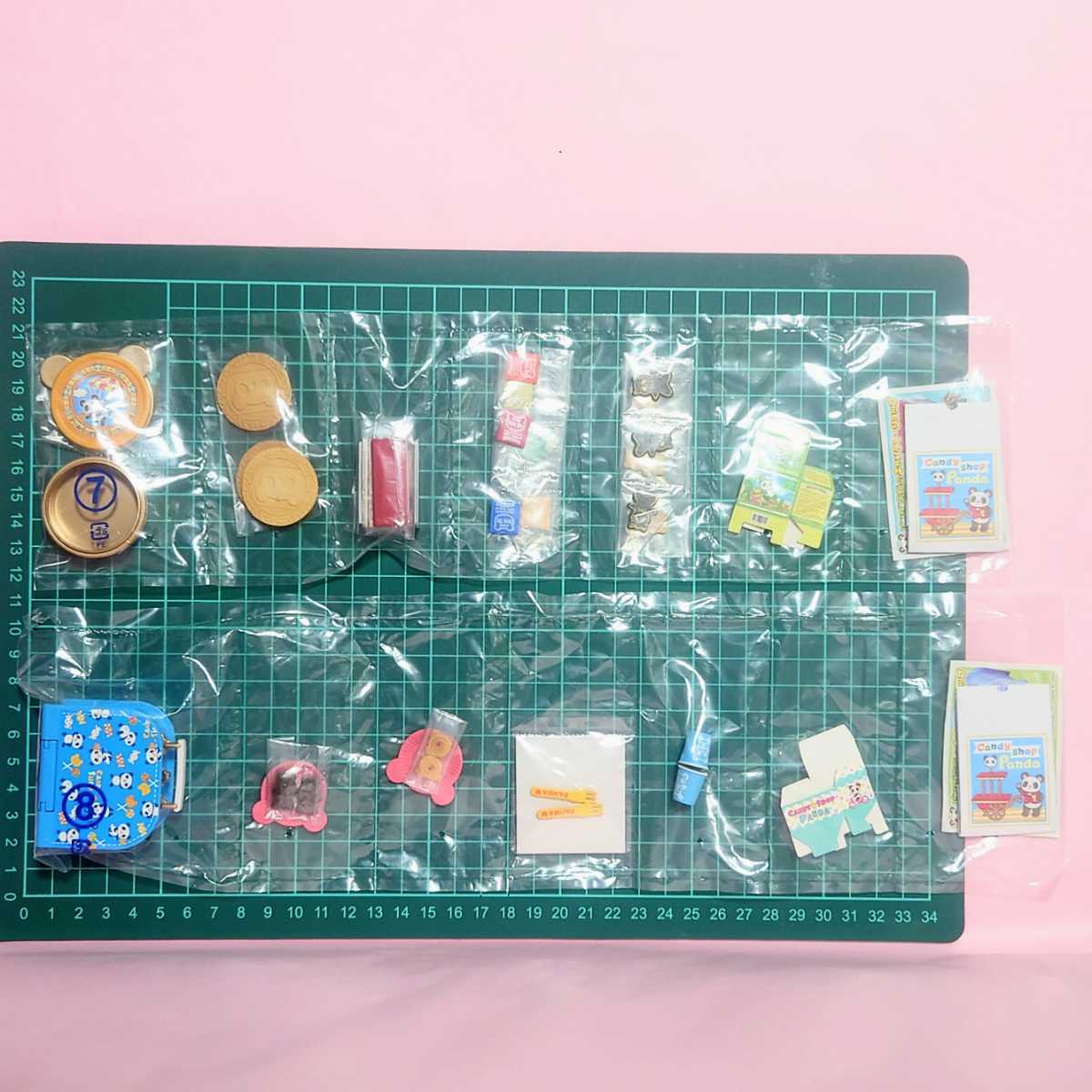 内袋未開封セット品】メガハウス ミニコレ パンダ店長のキャンディー