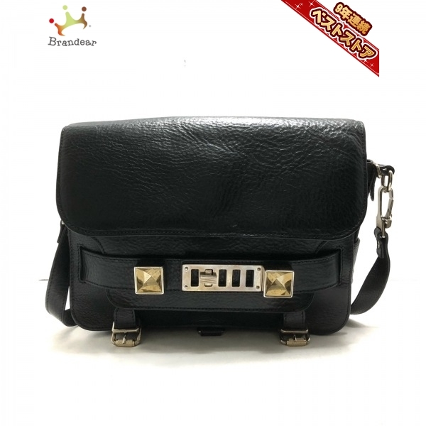 プロエンザスクーラー Proenza Schouler ショルダーバッグ - レザー 黒 バッグ