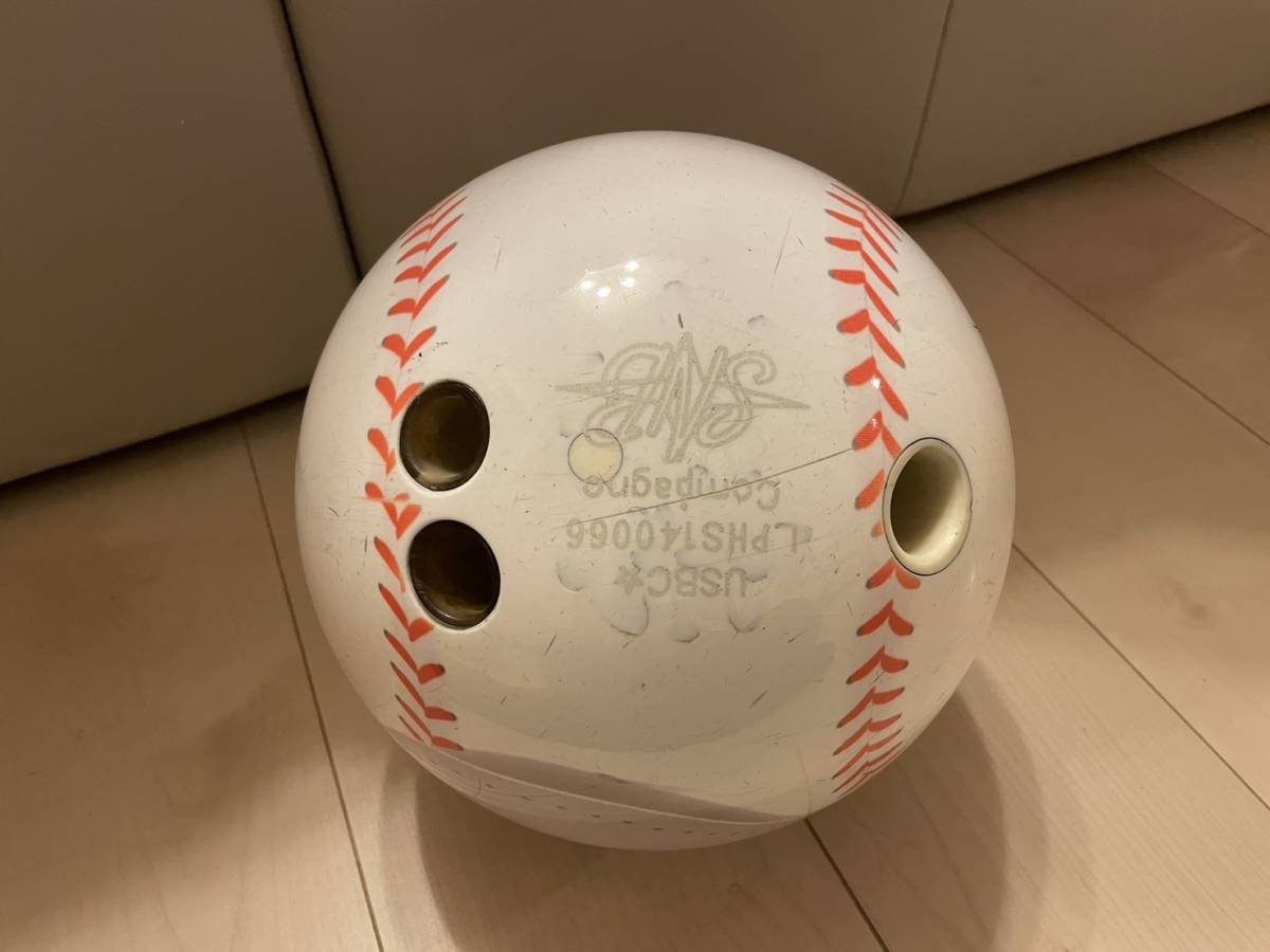 ブランズウィック社 広島東洋カープ スペアボール 白色 14P USED