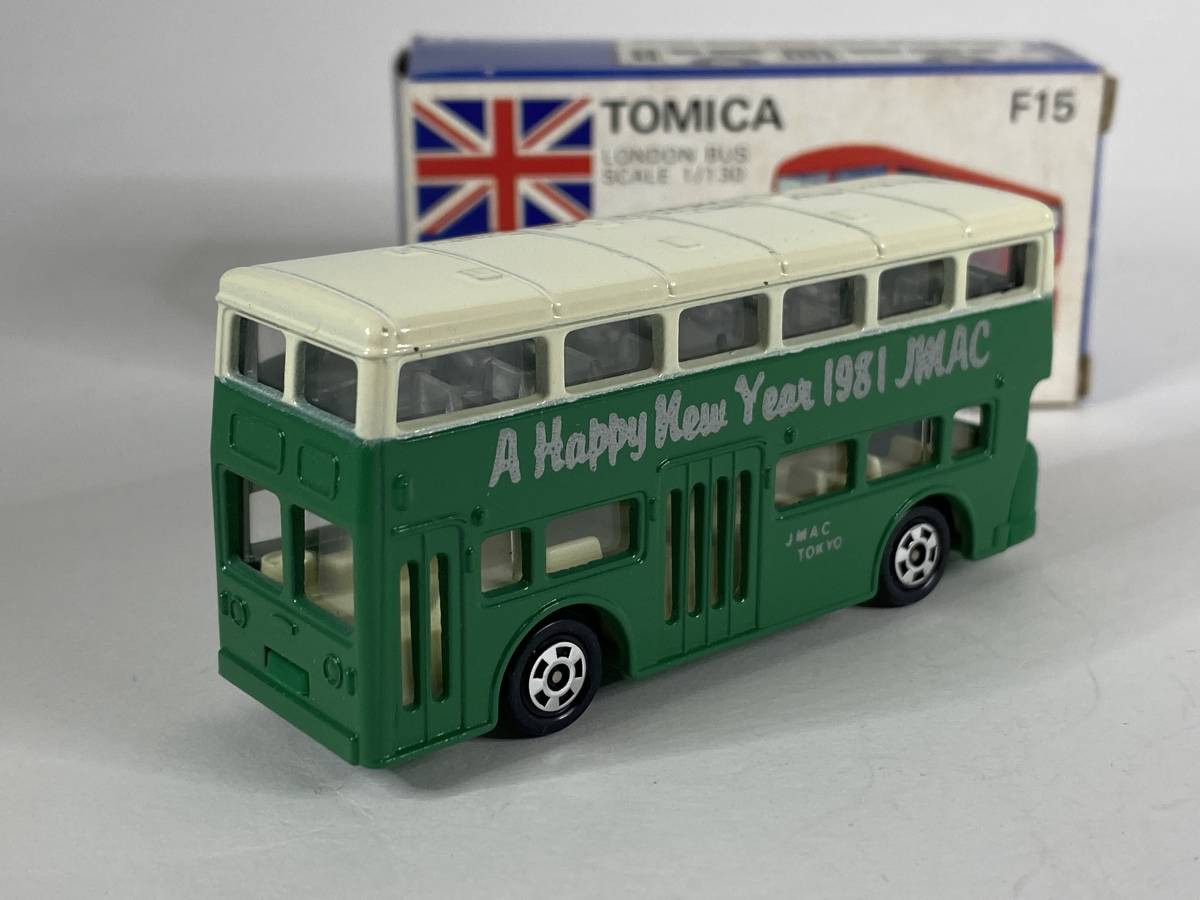 トミカ F15 LONDON BUS ロンドンバス A HAPPY NEW YEAR 1980 IZUMIYA