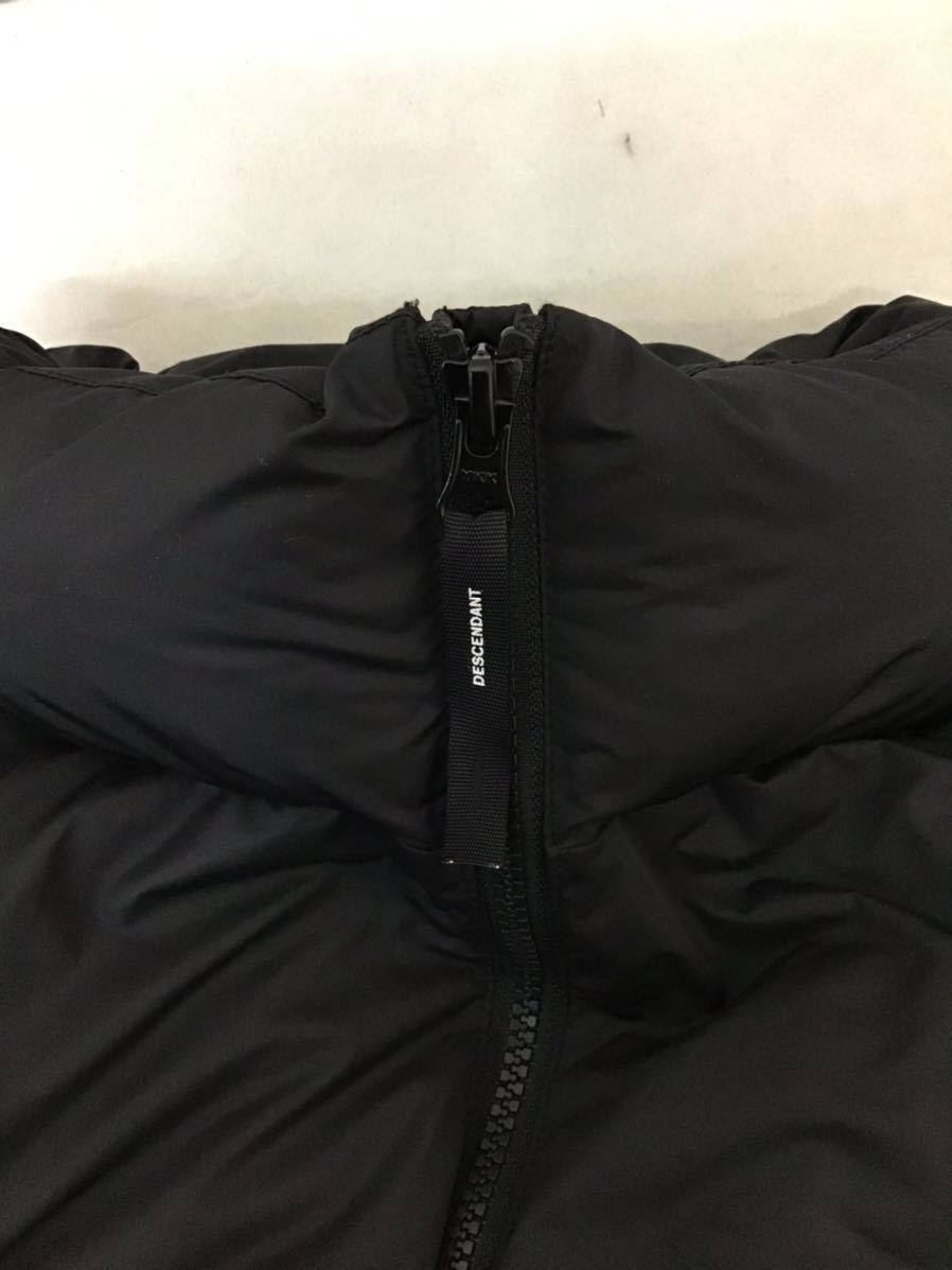 20230113【DESCENDANT】ディセンダント MUMMY PADDING JACKET ブラック